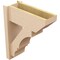 Ekena Millwork 8-in W x 20-in D x 24-in H Balboa Slat Rough Cedar Woodgrain TimberThane Outlooker, Primed Tan OUTUR080X20X24BOA24RCPR - alternate 2